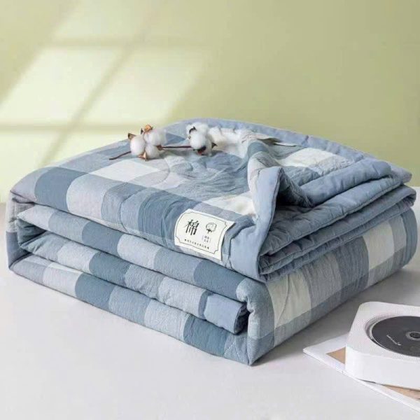 Mền Cotton - Chăn Đũi Hàn Quốc Trần Bông- Họa Tiết Nhẹ Nhàng - Mềm Mại, Siêu Mát, Chuẩn Hàng Nhập - Ảnh 12