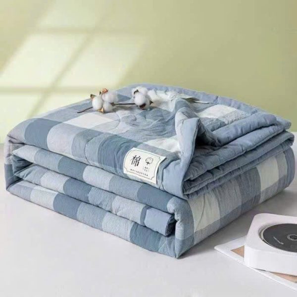 Mền Cotton - Chăn Đũi Hàn Quốc Trần Bông- Họa Tiết Nhẹ Nhàng - Mềm Mại, Siêu Mát, Chuẩn Hàng Nhập - Ảnh 10