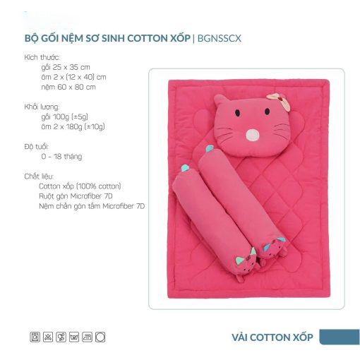 Bộ Gối Nệm 4 Chi Tiết Hình Thú Cho Bé – Hưng Liên - Ảnh 5