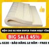 Nệm Cao Su Non Than Hoạt Tính 2 Mặt Lỗ Tròn – Lưới X3 Giá Sỉ