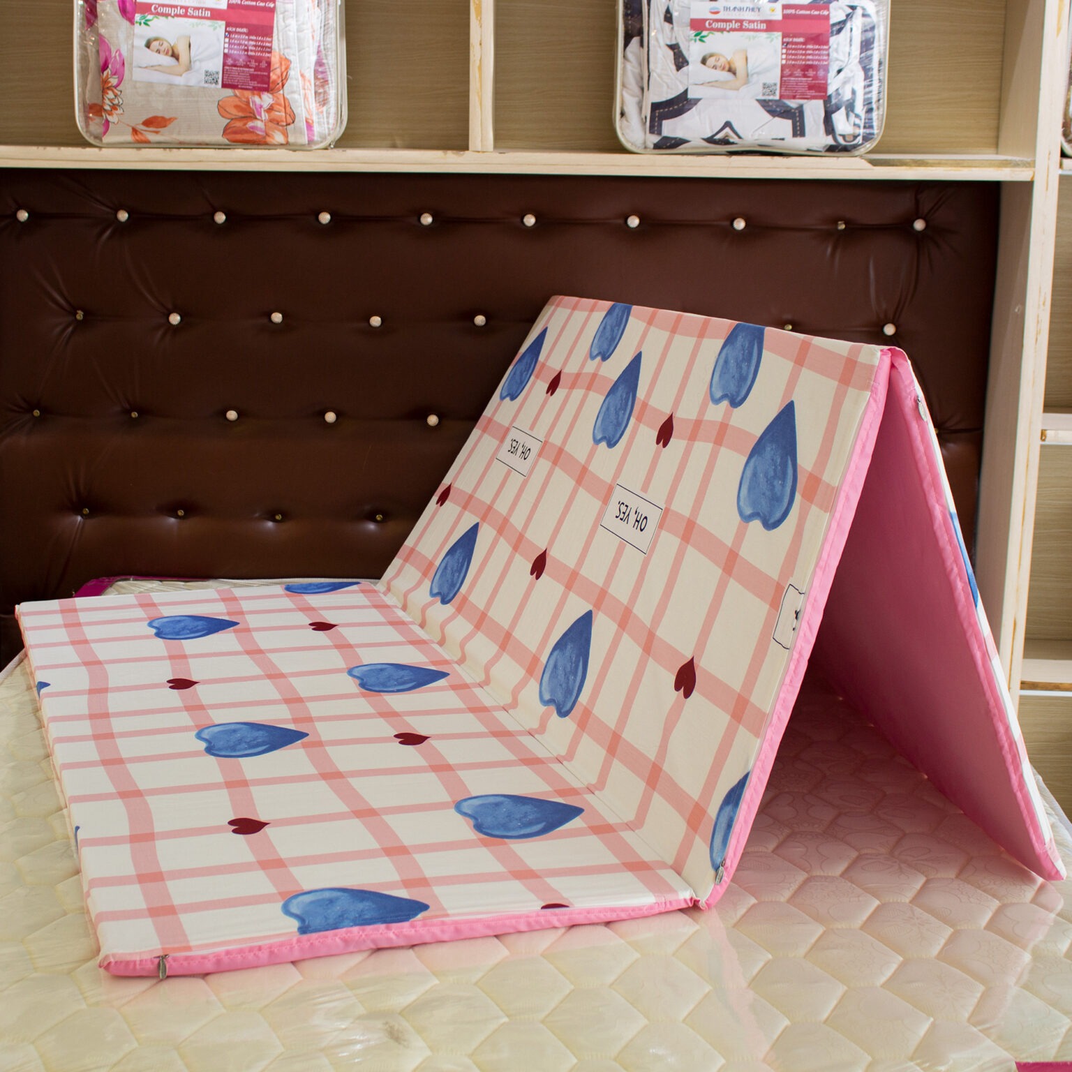 Nệm Bông Ép Hoạt Tính Gấp 3cm Giá Sỉ - Hưng Liên - Ảnh 4